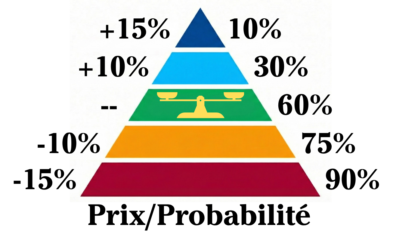 Pyramide prix / probabilité